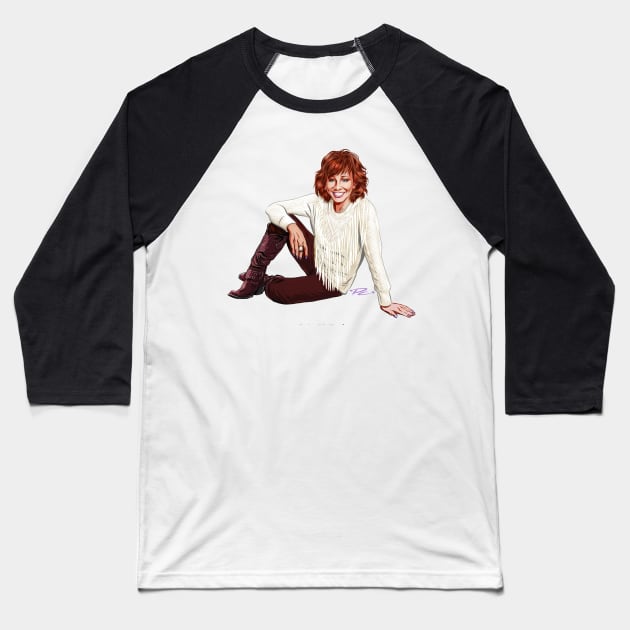 Reba McEntire - An illustration by Paul Cemmick Baseball T-Shirt by PLAYDIGITAL2020